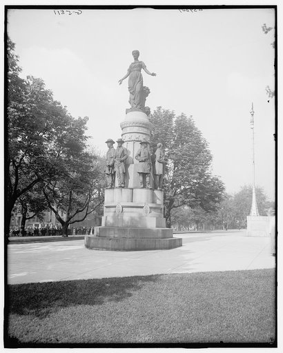Columbus, Ohio, memorial in Capitol grounds : "These are my jewels"