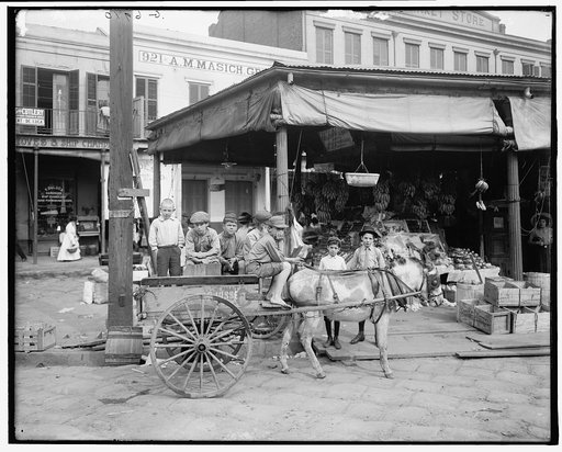 New Orleans, La., a corner of the French Market