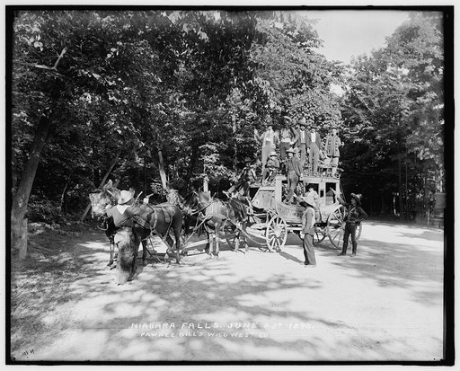 Niagara Falls, June 23d, 1898, Pawnee Bill's Wild West Co.