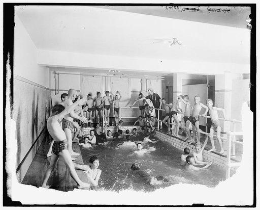 News Tribune newsboys' plunge bath