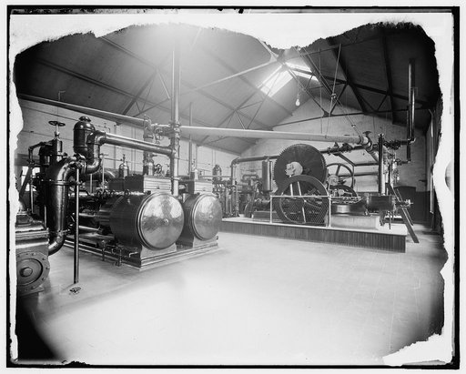 Hiram Walker & Sons, engine room, Walkerville, Ont.