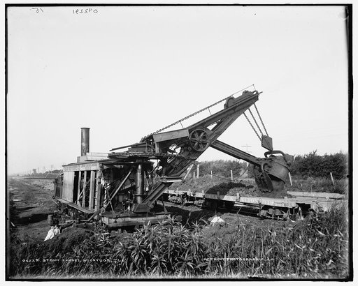 Steam shovel at Cayuga, Ill.