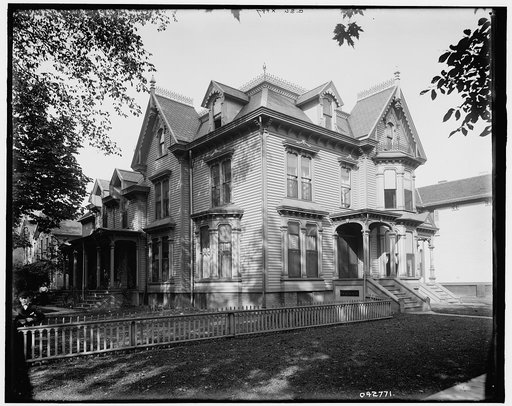 Mrs. Hubbard residence, corner Second and Joy, Detroit, Mich.