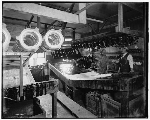 Japanning room, Glazier Stove Co., Chelsea, Mich.