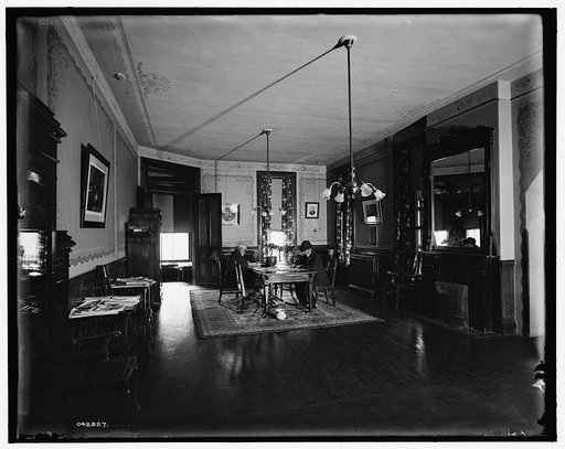 Alma, Mich., Alma Sanitarium, reading room