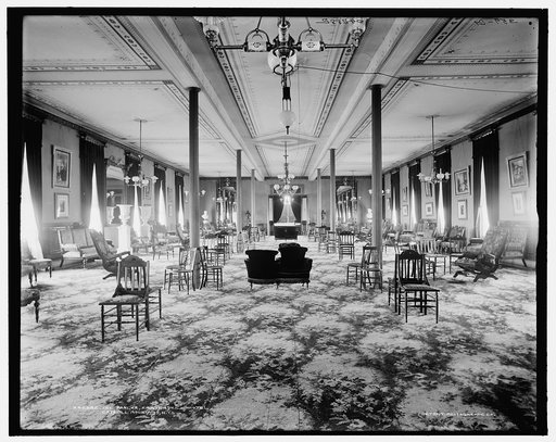 Parlor, Kraterskill [i.e. Kaaterskill] Hotel, Catskill Mountains, N.Y.