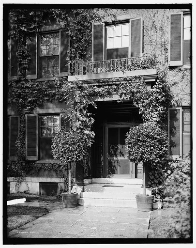 Dayton, Ohio, J.H. Patterson's residence, front entrance
