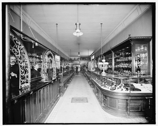 Detroit, Mich., interior of Traub Bros. store