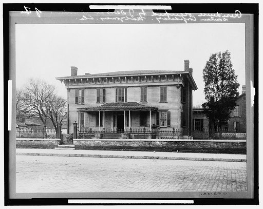Residence occupied by J. Davis as President of the Southern Confederacy, Montgomery, Ala.