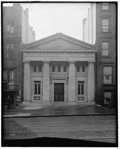 19th Ward Bank, Thirty-fourth Street Branch, exterior, New York, N.Y.
