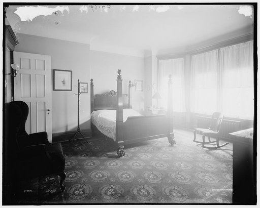 Bedroom, residence of Mr. Fair, 40 Putnam Ave., Detroit, Mich.