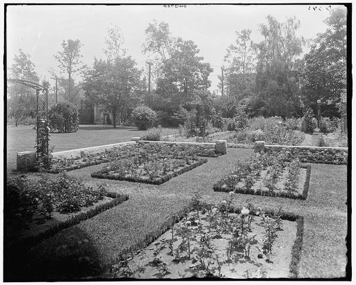 Detroit, Mich., Mrs. Franklin H. Walker garden