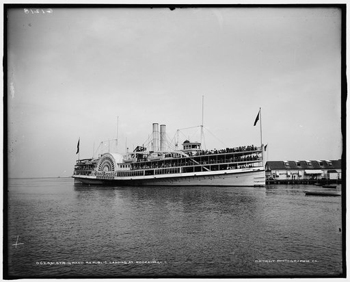 Str. Grand Republic landing at Rockaway, L[ong] I[sland