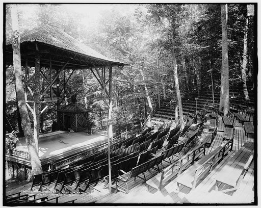 Rustic theatre, Riverton Park, Portland, Me.