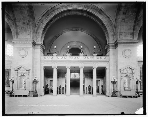 Main stairway, Metropolitan Museum of Art, New York
