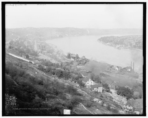 Up the Ohio from Mt. Adams, Cincinnati, Ohio