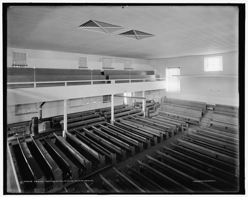 Friends' Meeting House, interior, Philadelphia, Pa.