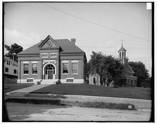 Smith Memorial Library and Baptist Church, Meredith, N.H.
