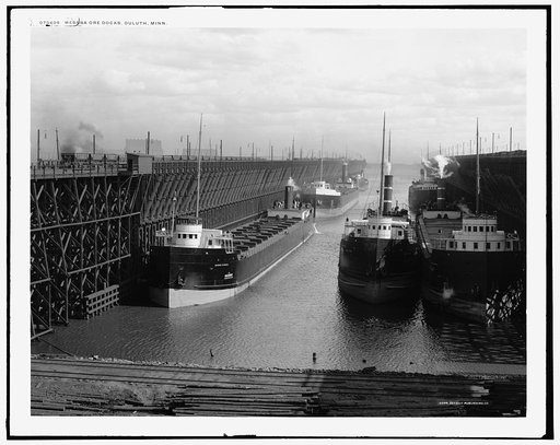 Mesaba [i.e. Missabe] ore docks, Duluth, Minn.