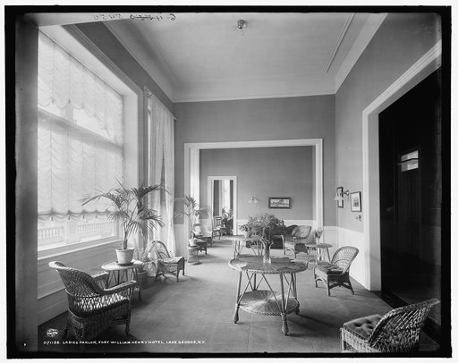 Ladies parlor, Fort William Henry Hotel, Lake George, N.Y.