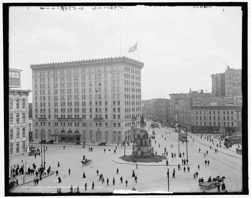 Campus Martius, from Detroit Opera House, Detroit, Mich.