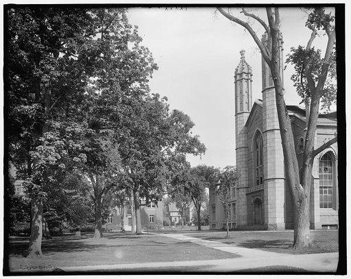 Cambridge, Mass., Harvard Univ. yard & library