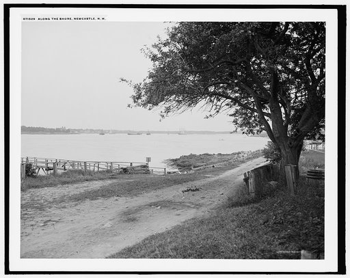 Along the shore, Newcastle [sic], N.H.