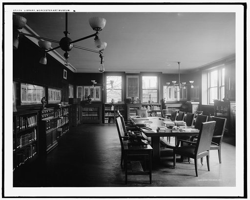 Library, Worcester Art Museum [Worcester, Mass.