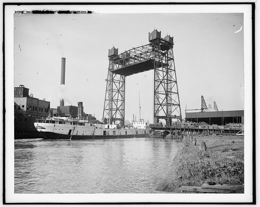 Halstead Street lift bridge, Chicago, Ill.