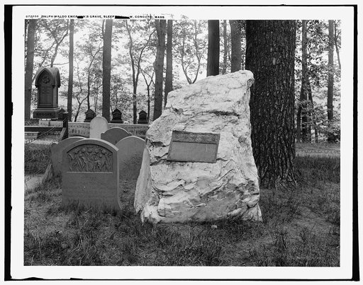 Ralph Waldo Emerson's grave, Sleepy Hollow, Concord, Mass.