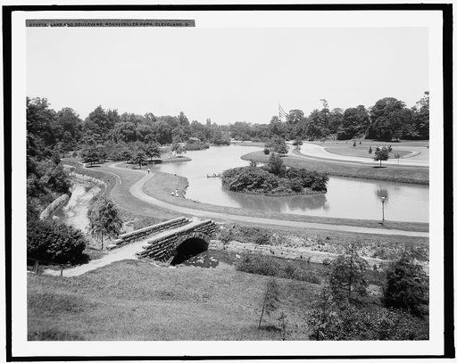 Lake and Boulevard, Rockefeller Park, Cleveland, O[hio