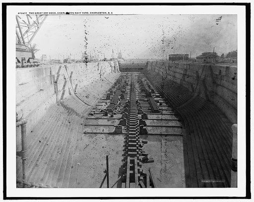 Great dry dock, Charleston Navy Yard [Naval Yard], Charleston, S.C.