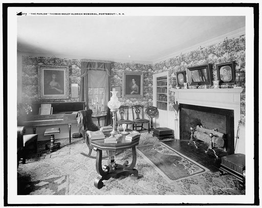 The Parlor, Thomas Bailey Aldrich Memorial, Portsmouth, N.H.