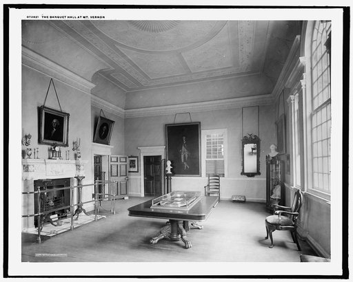 The Banquet hall at Mt. Vernon