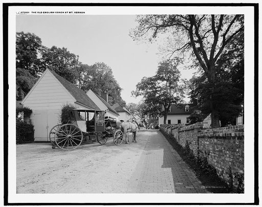 The Old English coach at Mt. Vernon