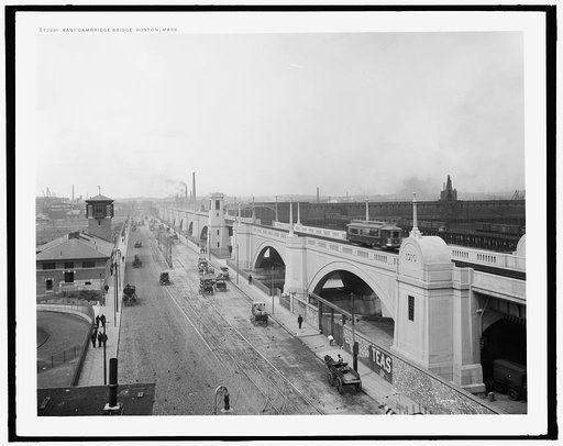 East Cambridge Bridge, Boston, Mass.