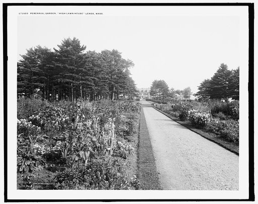 Perennial garden, High Lawn House, Lenox, Mass.