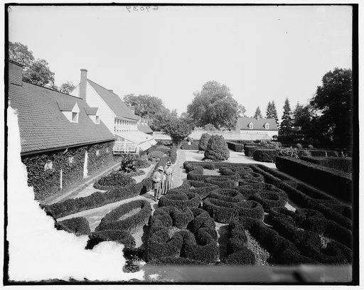 Mt. Vernon, Va., the flower gardens