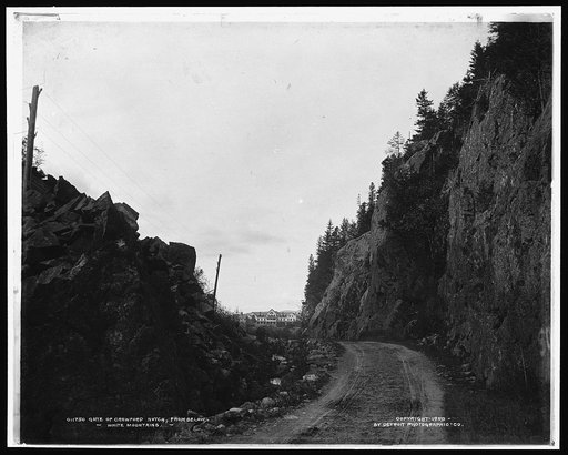 Gate of Crawford Notch from below, White Mountains