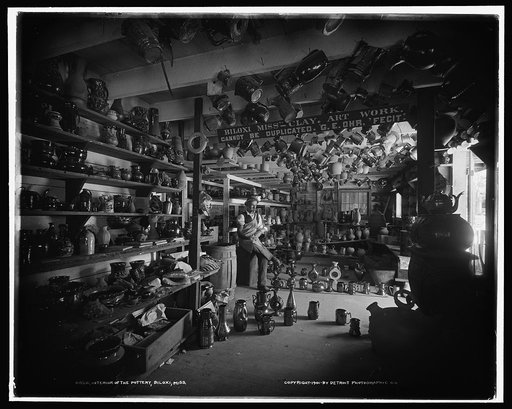 Interior of the pottery, Biloxi, Miss.
