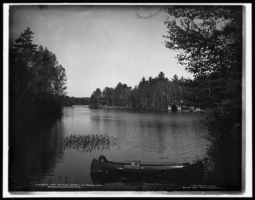 Outlet, Upper St. Regis Lake, Adirondack Mountains, The