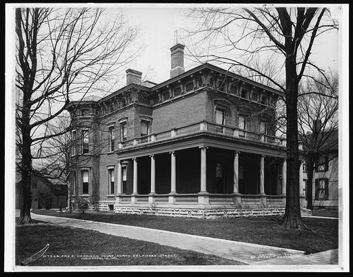 Pres[ident] Harrison House, North Delaware Street,Indianapolis, Ind.
