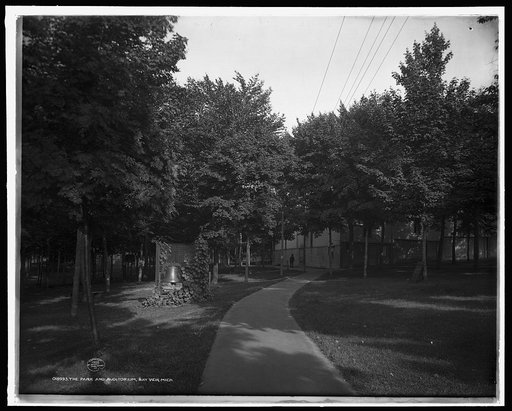Park and auditorium, Bay View, Mich., The