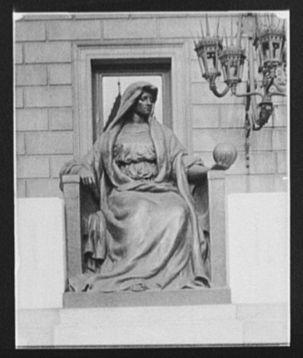 Boston, Mass., Boston Public Library, Science(statue), Bela L. Pratt