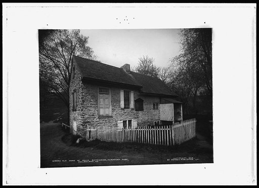 Old home of David Rittenhouse, Fairmount Park, Philadelphia, Pa.