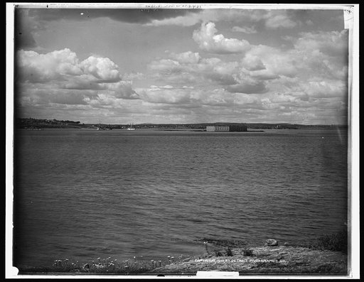 Fort Gorges in harbor, Portland, Me.