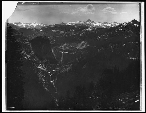 The high Sierras from Glacier Point