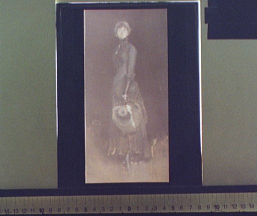 Lady in gray