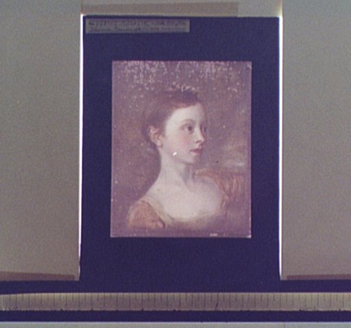 Artist's daughter, head-and-shoulders portrait