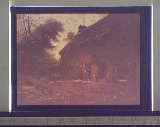 The birthplace of Francois Millet at Gruchy, Normandie